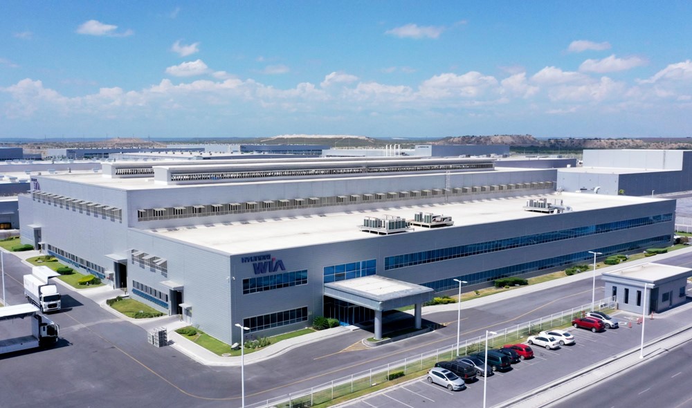HYUNDAI WIA Mexico located in Monterrey, Nuevo León, Mexico. Courtesy of HYUNDAI WIA.